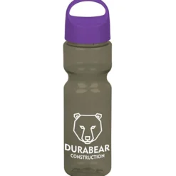 Olympian Bottle with Oval Crest Lid - 28 oz