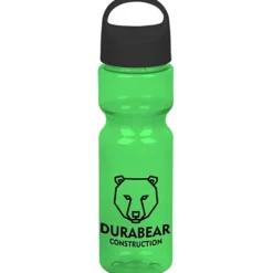 Olympian Bottle with Oval Crest Lid - 28 oz