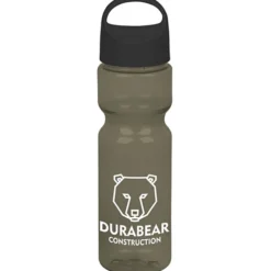 Olympian Bottle with Oval Crest Lid - 28 oz