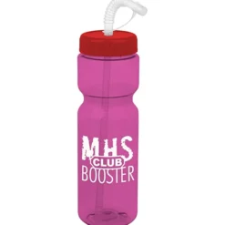 Olympian Bottle with Straw Lid - 28 oz