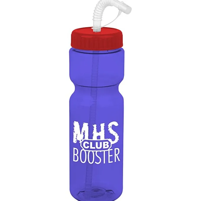 Olympian Bottle with Straw Lid - 28 oz