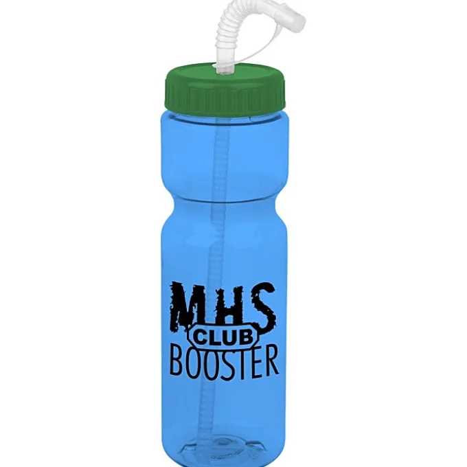 Olympian Bottle with Straw Lid - 28 oz