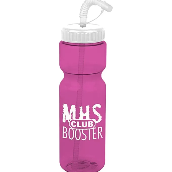 Olympian Bottle with Straw Lid - 28 oz
