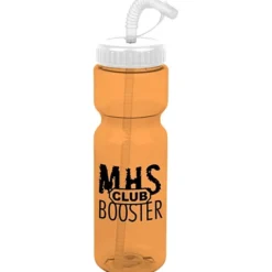 Olympian Bottle with Straw Lid - 28 oz