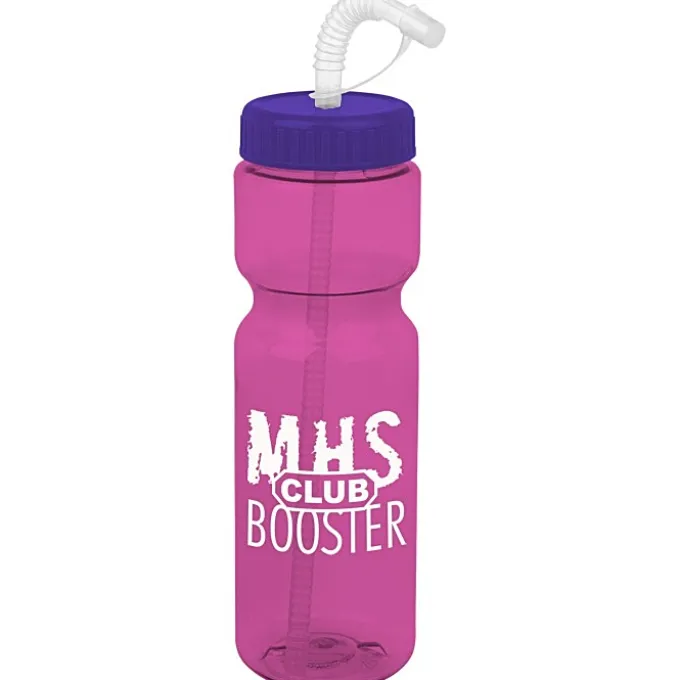 Olympian Bottle with Straw Lid - 28 oz