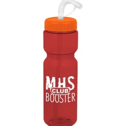 Olympian Bottle with Straw Lid - 28 oz