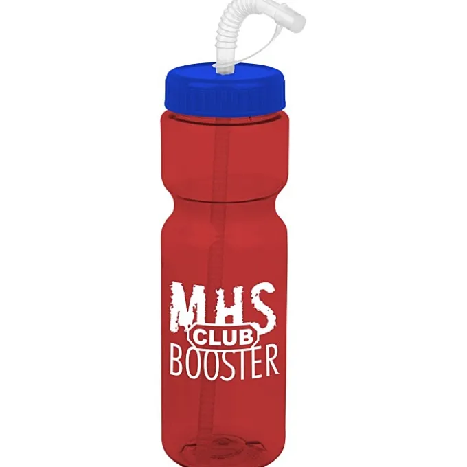 Olympian Bottle with Straw Lid - 28 oz