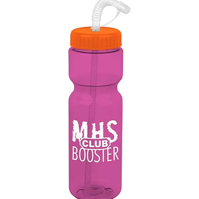 Olympian Bottle with Straw Lid - 28 oz