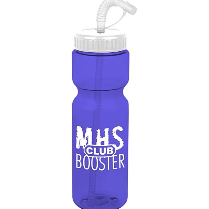Olympian Bottle with Straw Lid - 28 oz