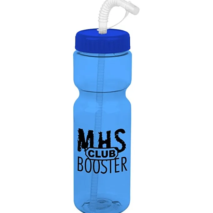 Olympian Bottle with Straw Lid - 28 oz