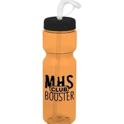 Olympian Bottle with Straw Lid - 28 oz