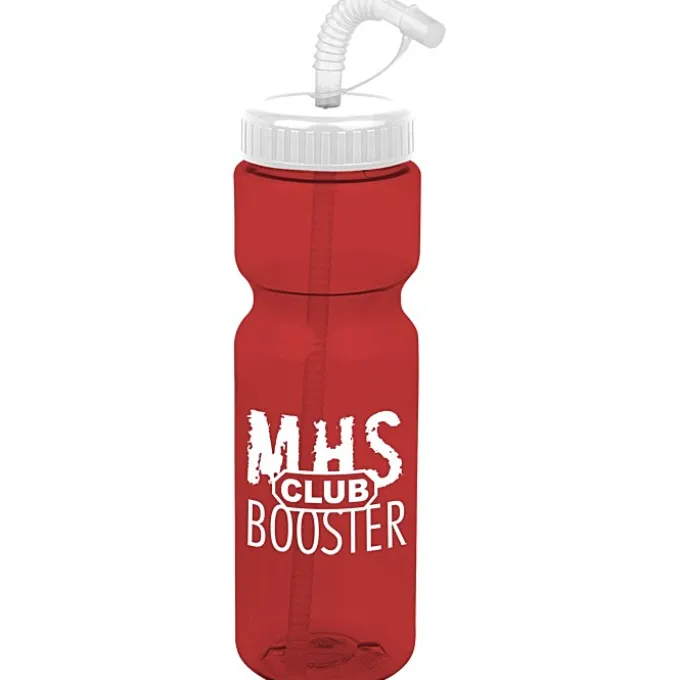 Olympian Bottle with Straw Lid - 28 oz