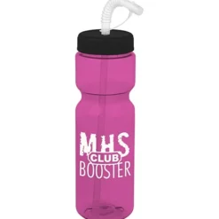 Olympian Bottle with Straw Lid - 28 oz