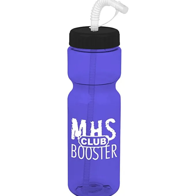 Olympian Bottle with Straw Lid - 28 oz