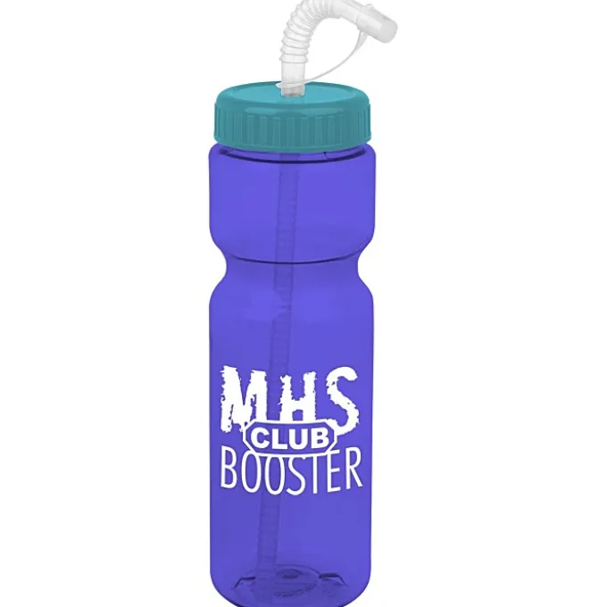 Olympian Bottle with Straw Lid - 28 oz