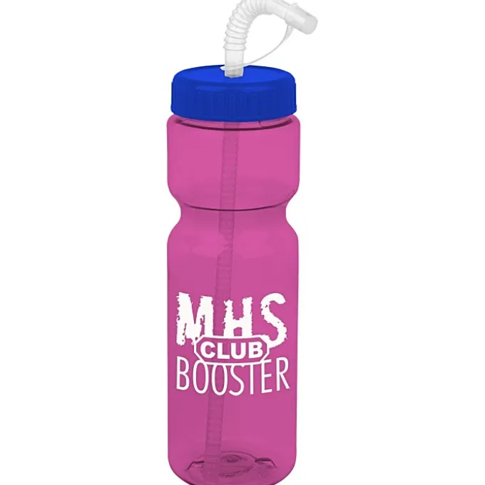 Olympian Bottle with Straw Lid - 28 oz