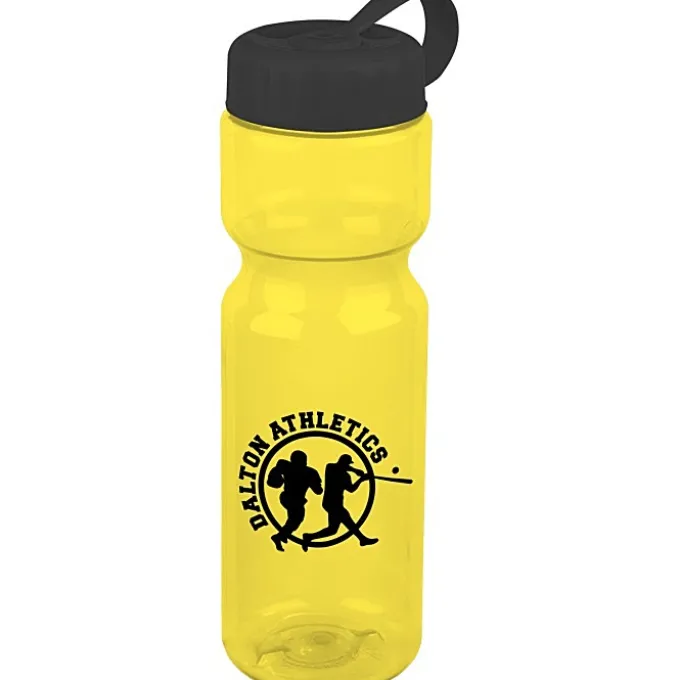 Olympian Bottle with Tethered Lid-28 oz