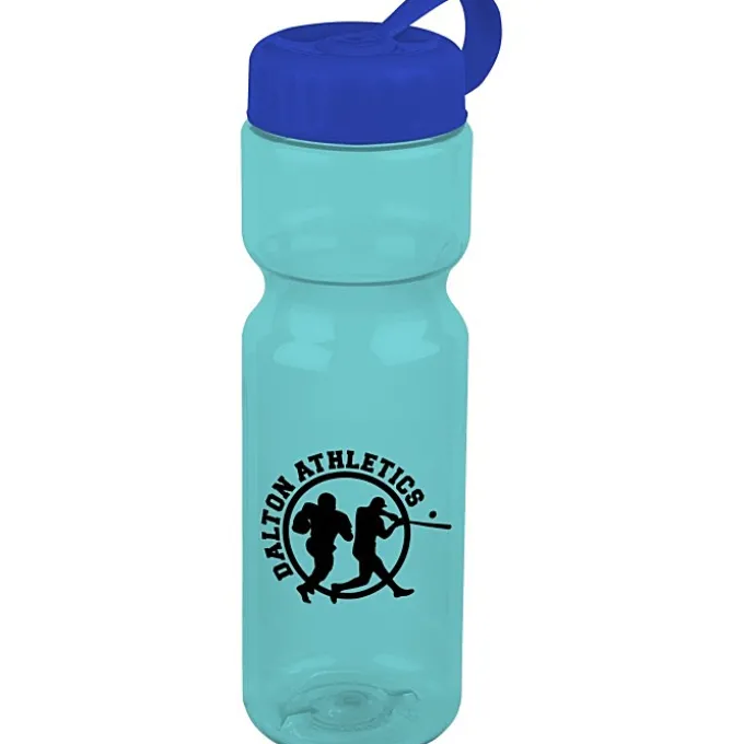 Olympian Bottle with Tethered Lid-28 oz