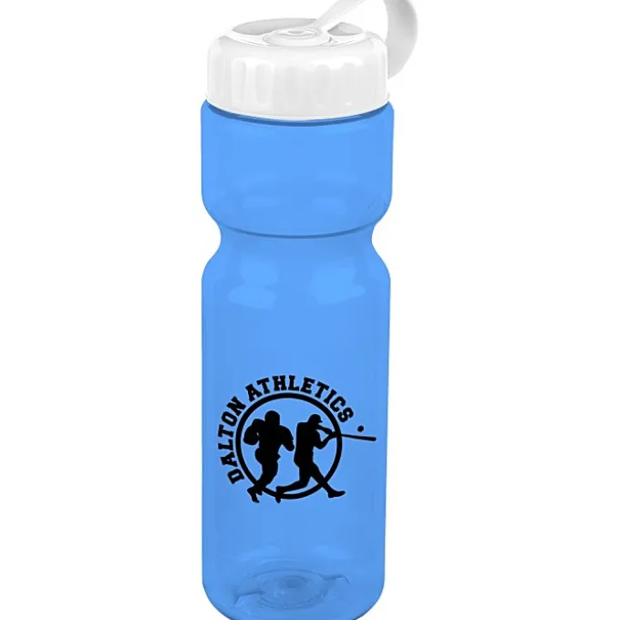Olympian Bottle with Tethered Lid-28 oz