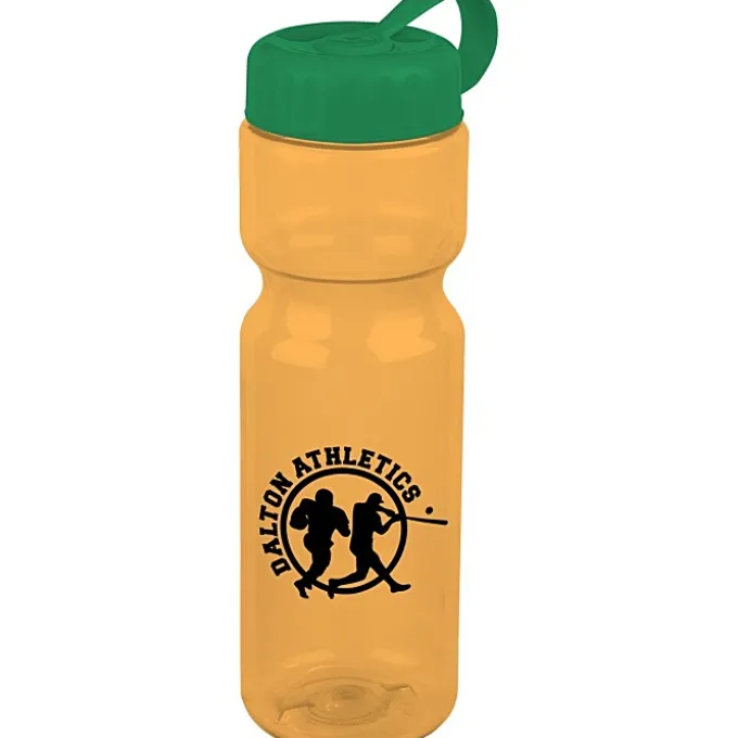 Olympian Bottle with Tethered Lid-28 oz