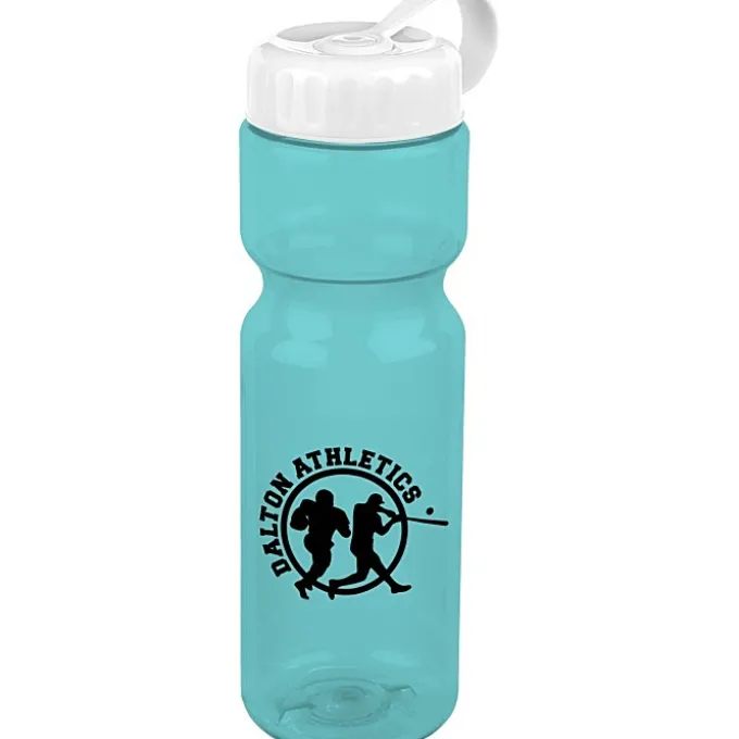 Olympian Bottle with Tethered Lid-28 oz