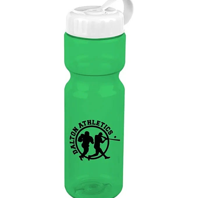 Olympian Bottle with Tethered Lid-28 oz