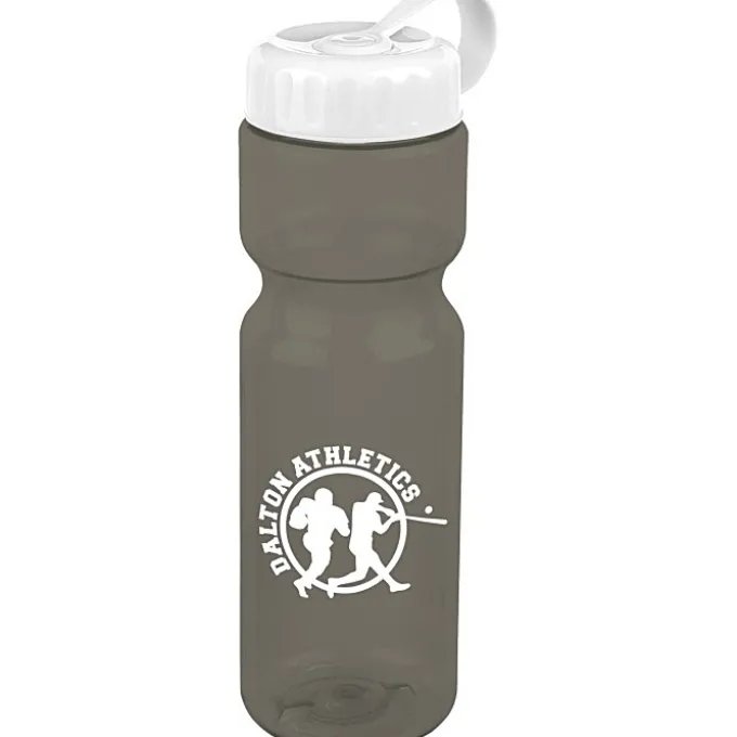 Olympian Bottle with Tethered Lid-28 oz