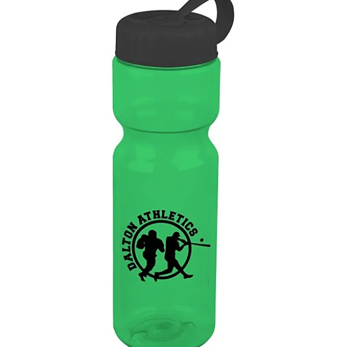 Olympian Bottle with Tethered Lid-28 oz