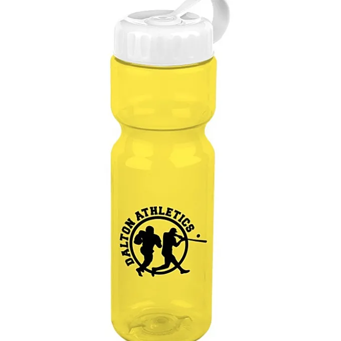 Olympian Bottle with Tethered Lid-28 oz