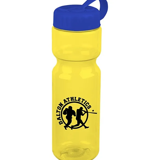 Olympian Bottle with Tethered Lid-28 oz
