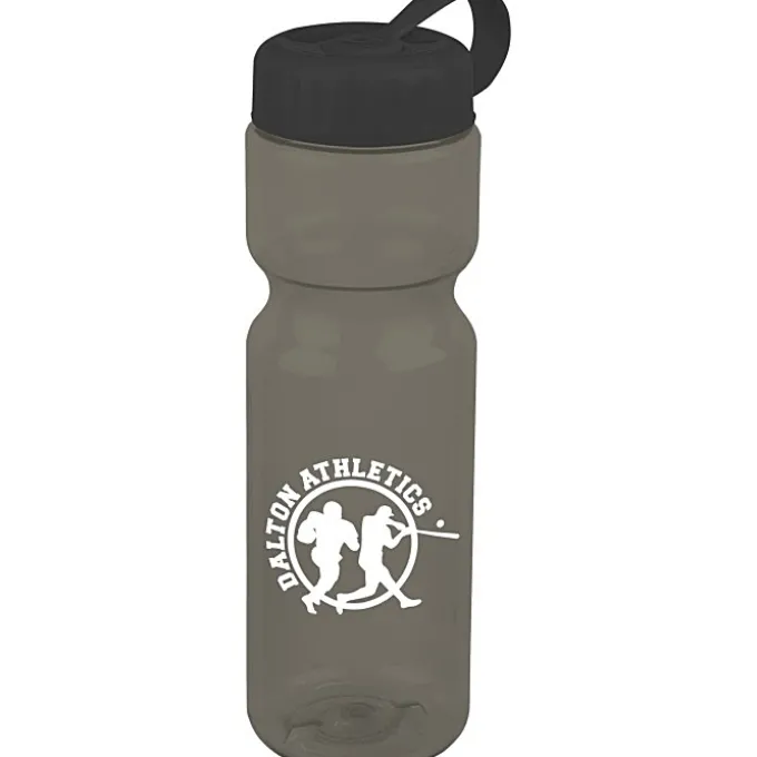 Olympian Bottle with Tethered Lid-28 oz
