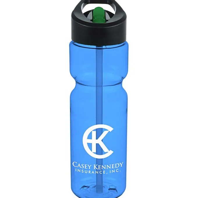 Olympian Bottle with Two-Tone Flip Straw Lid - 28 oz