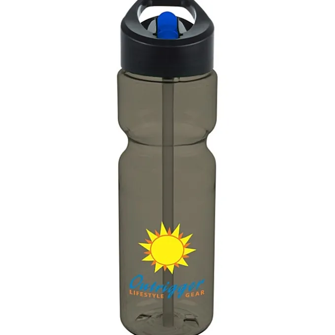 Olympian Bottle with Two-Tone Flip Straw Lid - 28 oz - Full Color