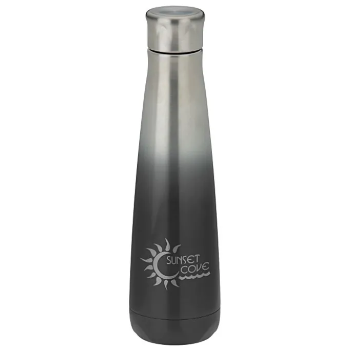 Ombre Peristyle Vacuum Bottle - 16 oz - Laser Engraved