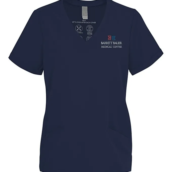 Onna Invincible V-Neck Stretch Scrub Top - Ladies'