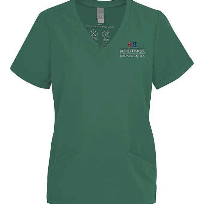 Onna Invincible V-Neck Stretch Scrub Top - Ladies'