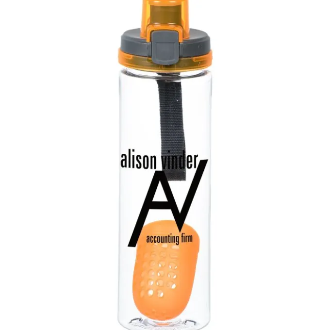 On The Go Bottle with Locking Lid - 22 oz - Floating Infuser