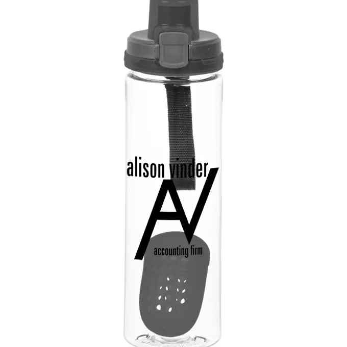 On The Go Bottle with Locking Lid - 22 oz - Floating Infuser