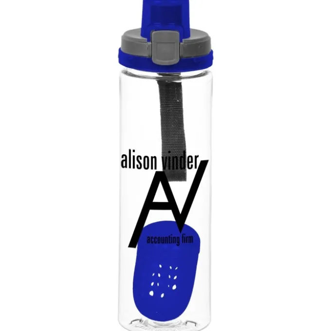 On The Go Bottle with Locking Lid - 22 oz - Floating Infuser