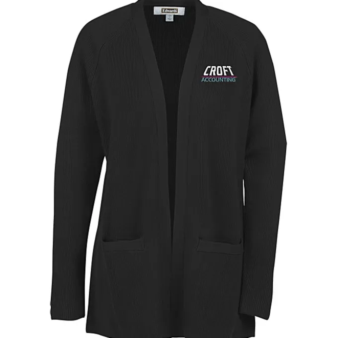 Open Front Cardigan with Pockets - Ladies'