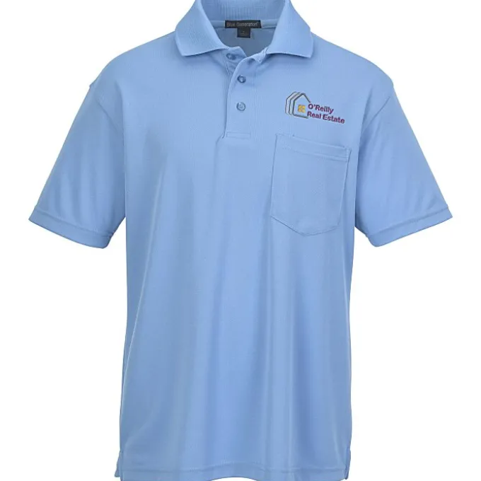 Opponent Micro Pique Wicking Pocket Polo