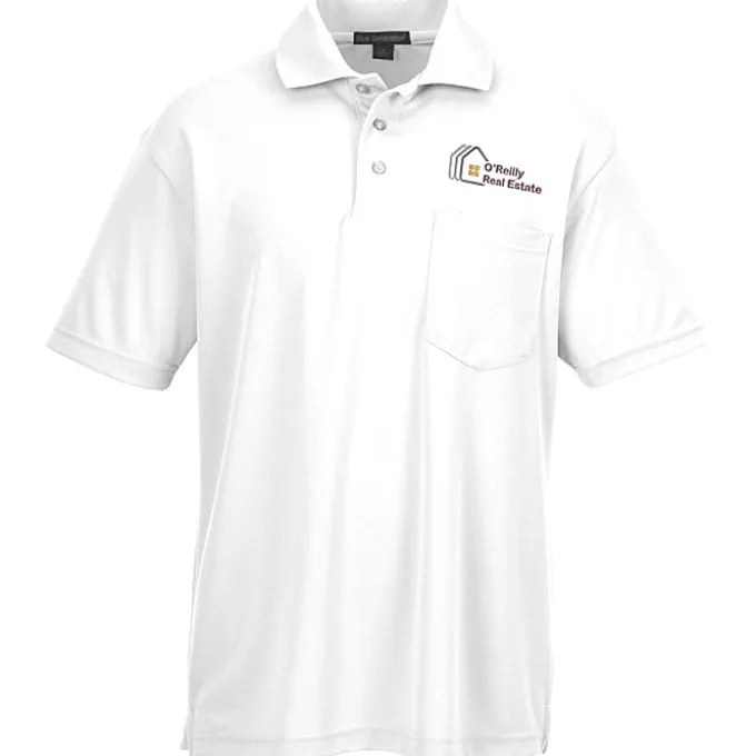 Opponent Micro Pique Wicking Pocket Polo