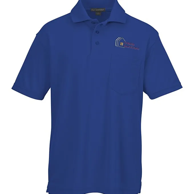 Opponent Micro Pique Wicking Pocket Polo