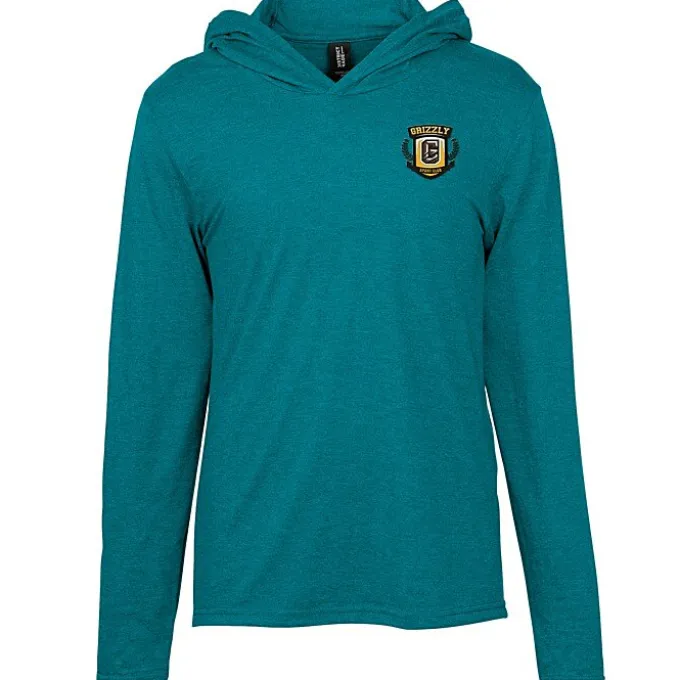Optimal Tri-Blend Hooded T-Shirt - Men's - Embroidered