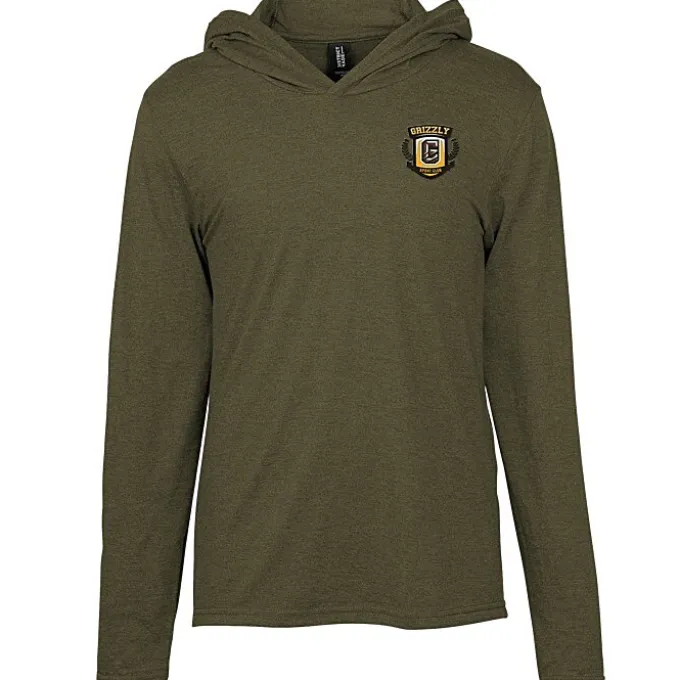 Optimal Tri-Blend Hooded T-Shirt - Men's - Embroidered