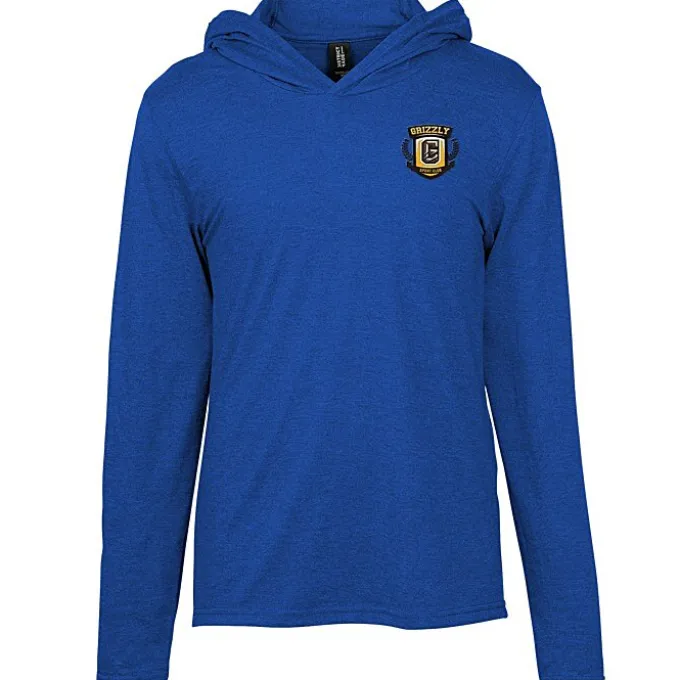 Optimal Tri-Blend Hooded T-Shirt - Men's - Embroidered