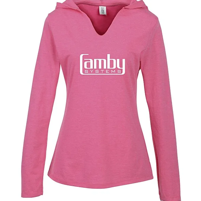 Optimal Tri-Blend Hooded T-Shirt - Ladies'