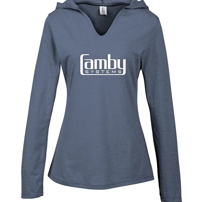 Optimal Tri-Blend Hooded T-Shirt - Ladies'