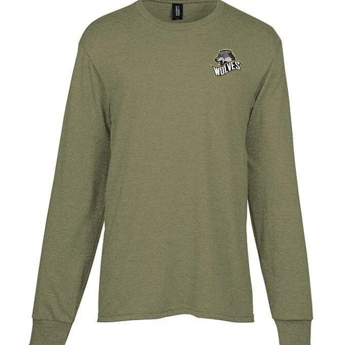 Optimal Tri-Blend Long Sleeve T-Shirt - Men's - Embroidered