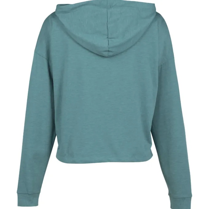 Optimal Tri-Blend Long Sleeve Midi Hooded T-Shirt - Ladies'